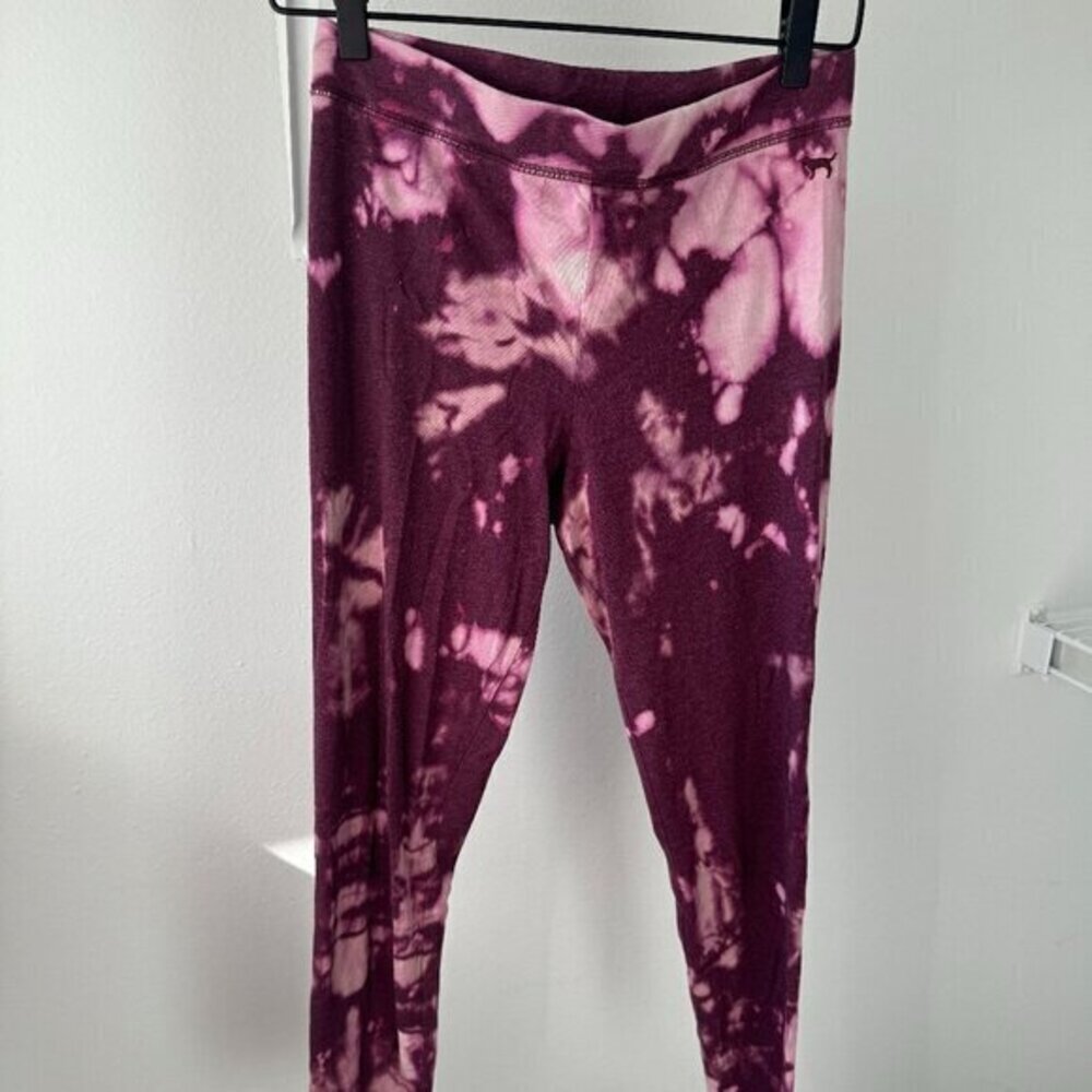 VS Pink Bleach Tie Dye Leggings
